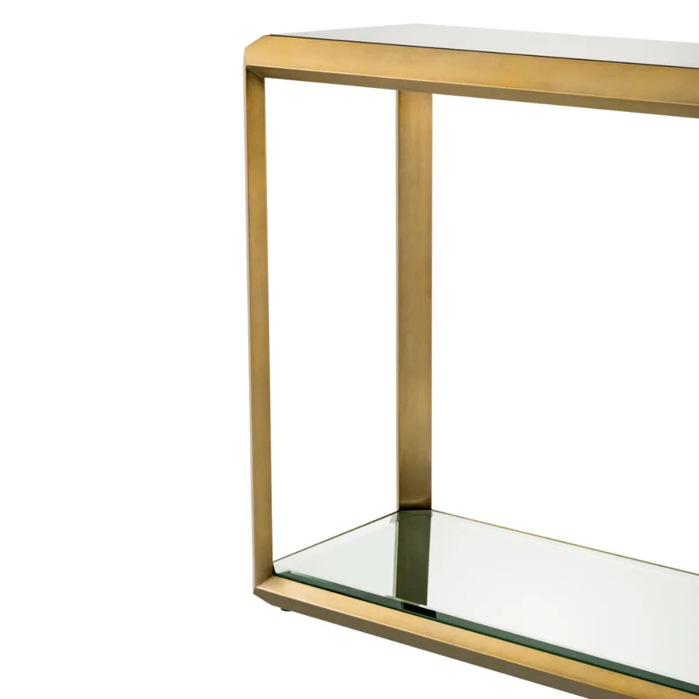 Callum Brass console table by Eichholtz-Renaissance Design Studio