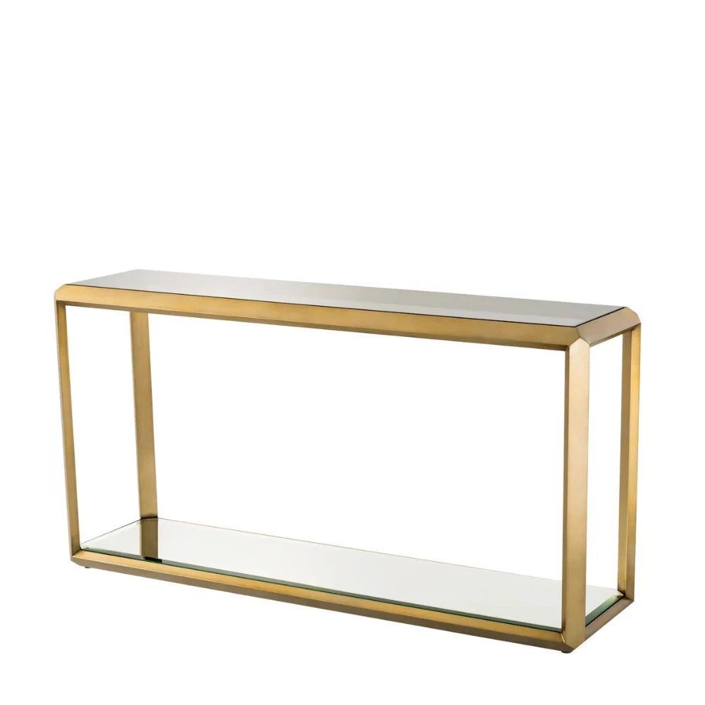 Callum Brass console table by Eichholtz-Console Table-Renaissance Design Studio