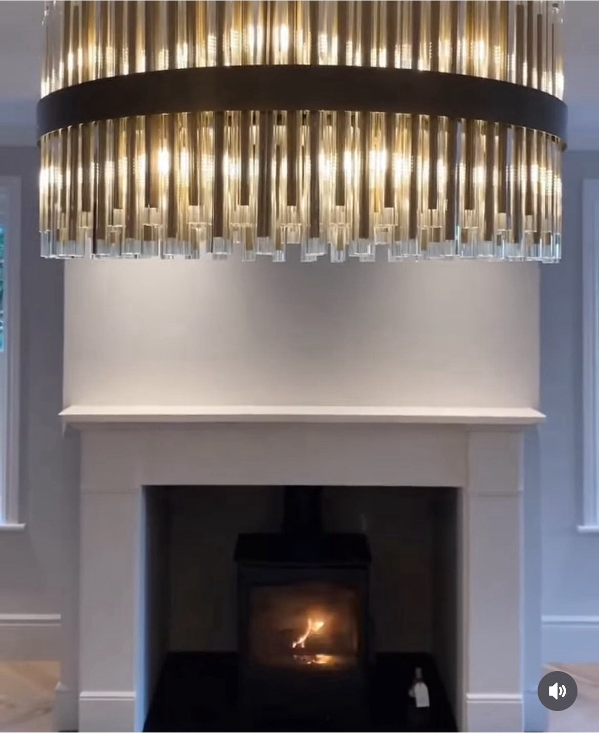 Camden Club 60 cm chandelier antique brushed brass reduced-Chandelier-Renaissance Design Studio