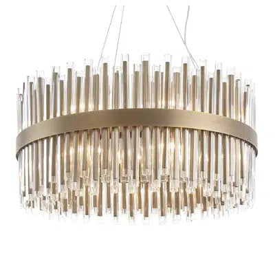 Camden Club 80 cm Chandelier brushed brass reduced