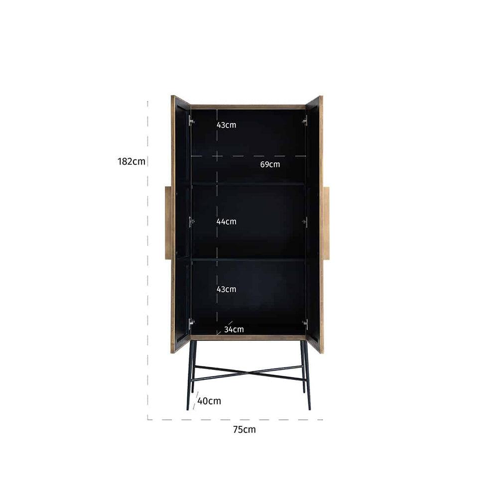 Camden Club Wall Cabinet-Renaissance Design Studio