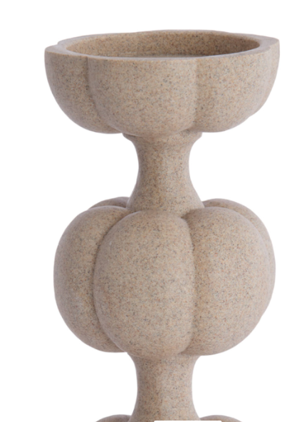 Candle Holder Astoria Sand sold each-Renaissance Design Studio