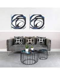 Canvas wall art picture navy blue on clearance offer €10 ea No exchange-Picture Frames-Renaissance Design Studio