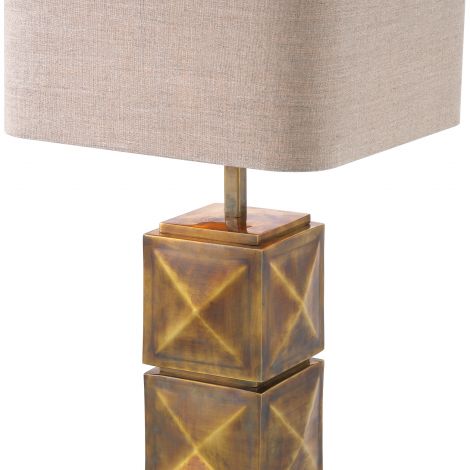 Carlo Luxury designer Table Lamp in Antique Brass by Eichholtz-Renaissance Design Studio