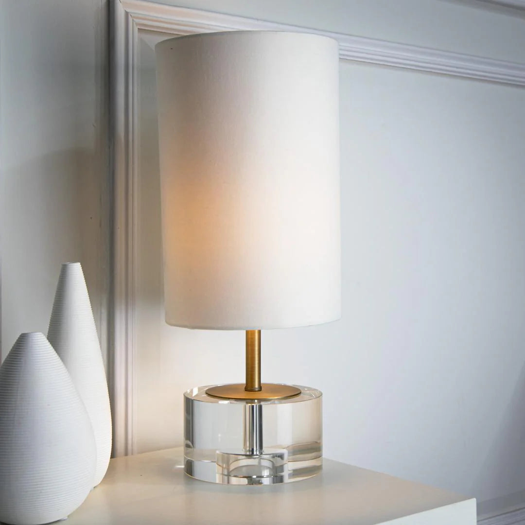 Cavan table lamp with shade-Renaissance Design Studio