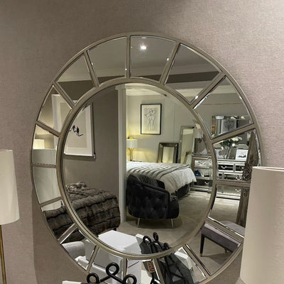 Celaine Mirror round with prism features last one