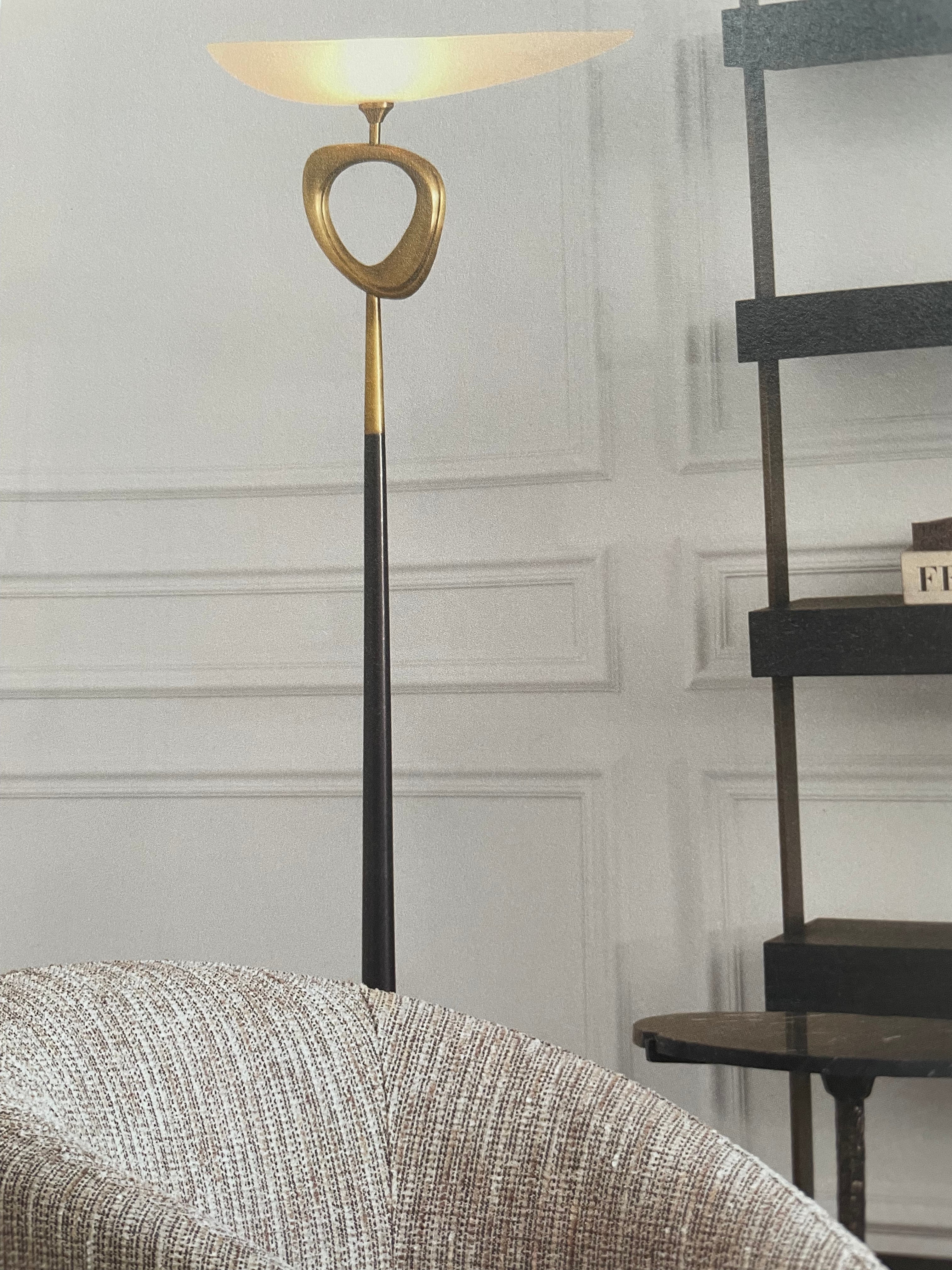 Celine Floor Lamp Antique Brass Finish by Eichholtz-Renaissance Design Studio