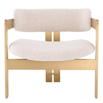 Chair Donato Brushed brass finish by Eichholtz ex display save 25%
