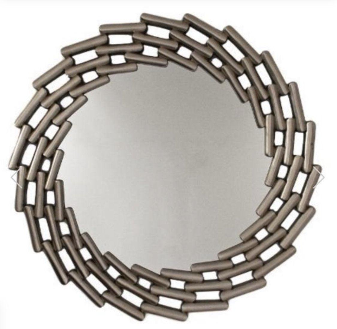 Champagne large Lanthe Link Mirror. REDUCED clearance-Mirror-Renaissance Design Studio