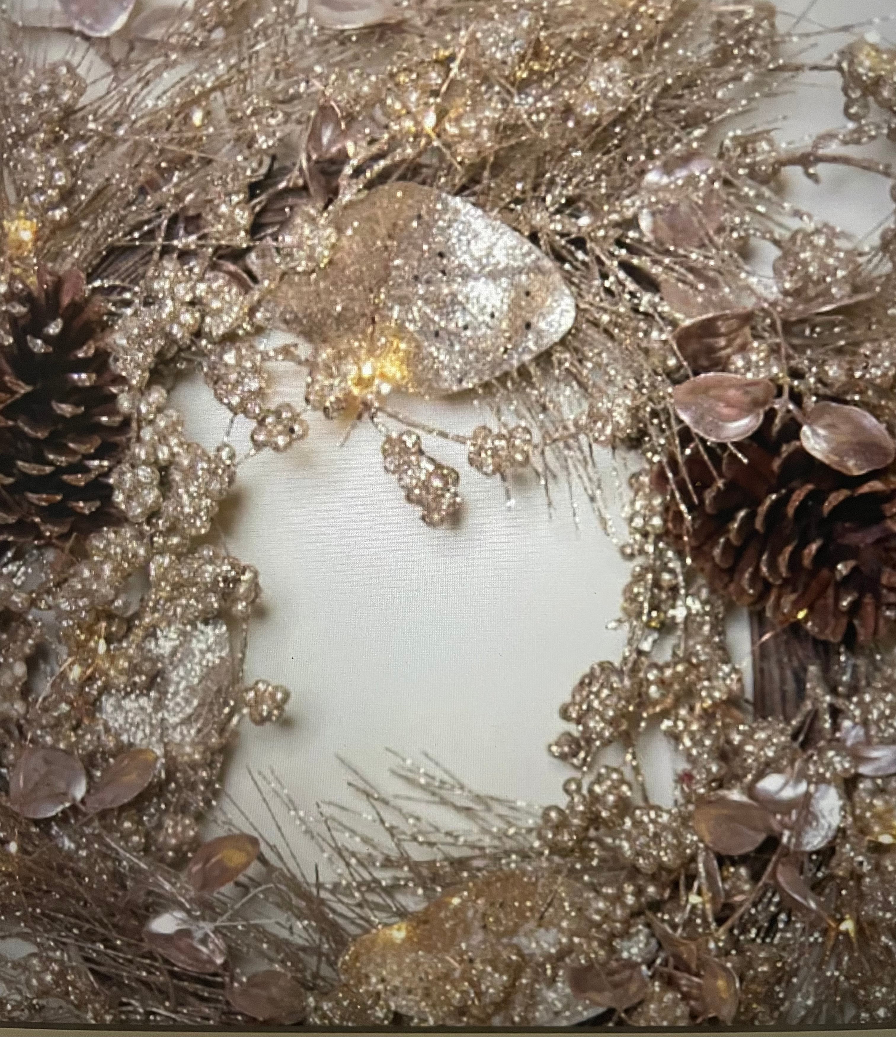 champagne wreath