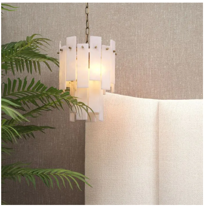 Chandelier Acevedo Alabaster by Eichholtz-Renaissance Design Studio