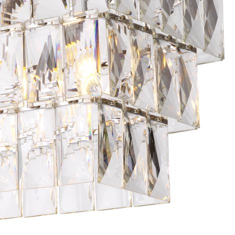 Chandelier Amazon rectangle crystal glass chandelier by Eichholtz-chandelier-Renaissance Design Studio