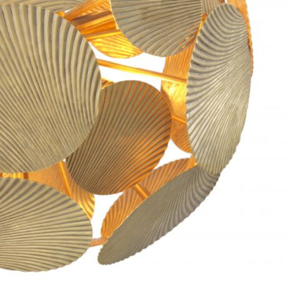 Chandelier Duvall in Vintage brass Small by Eichholtz-Chandeliers-Renaissance Design Studio