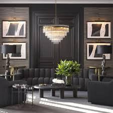 Chandelier East Crystal Chandelier with 5 tiers by Eichholtz-Renaissance Design Studio