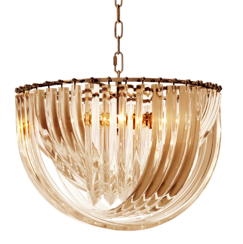 Chandelier Murano ø 50 cm by Eichholtz-Renaissance Design Studio