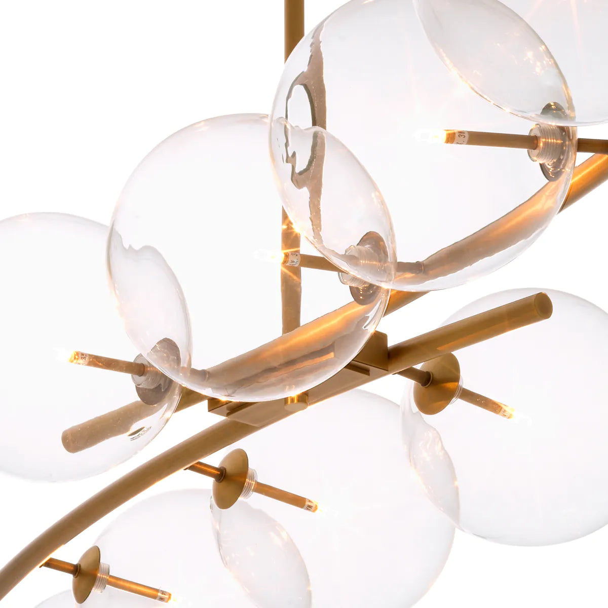 Chandelier Spezia Antique brass finish by Eichholtz-Renaissance Design Studio