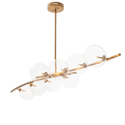 Chandelier Spezia Antique brass finish by Eichholtz