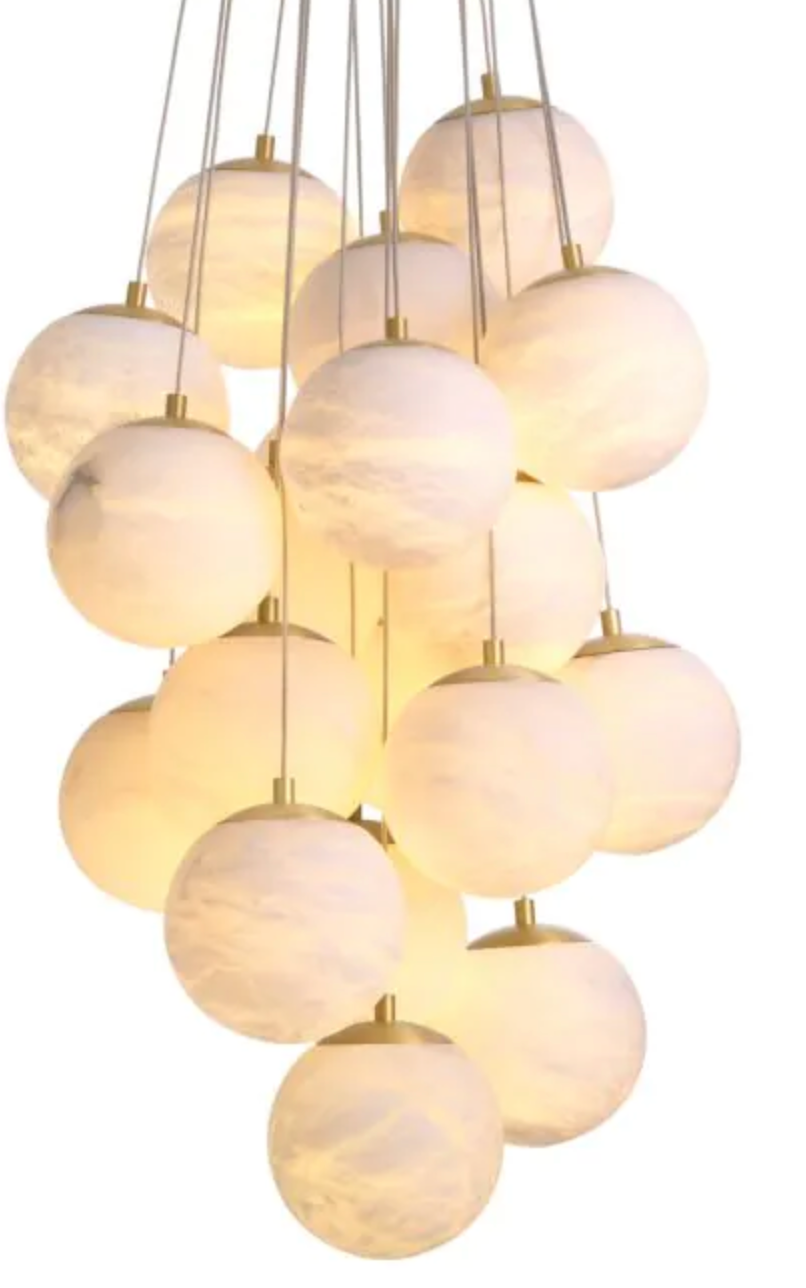 Chandelier Sphinx L Antiquer By Eichholtz - Ex Showroom Save 40%-Renaissance Design Studio