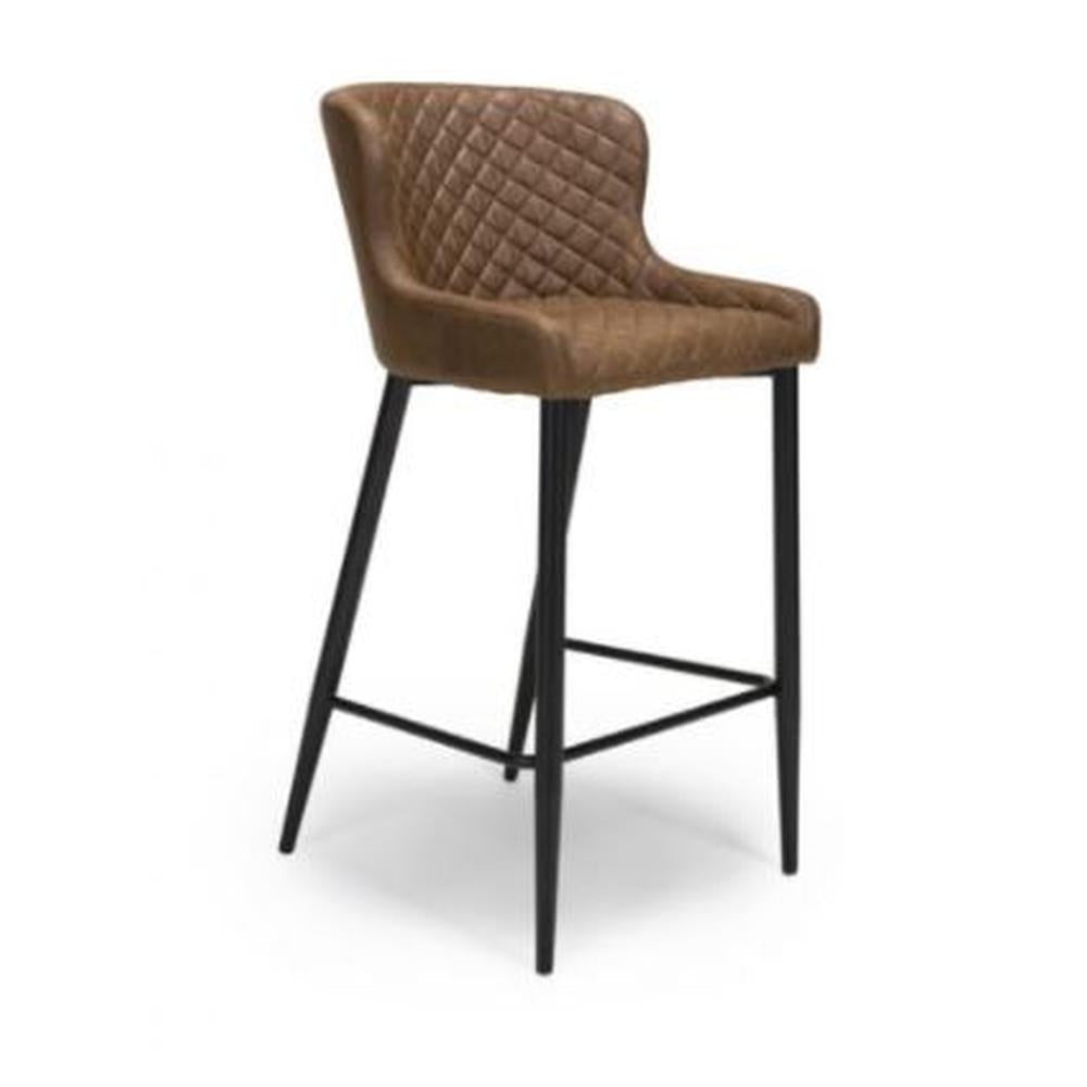 Charlie Bar Stool In Grey/Tan - Reduced Today-Renaissance Design Studio