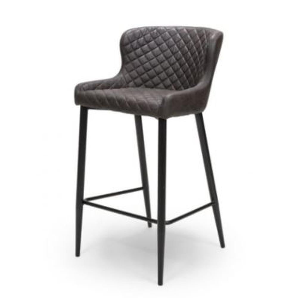 Charlie Bar Stool In Grey/Tan - Reduced Today-Renaissance Design Studio