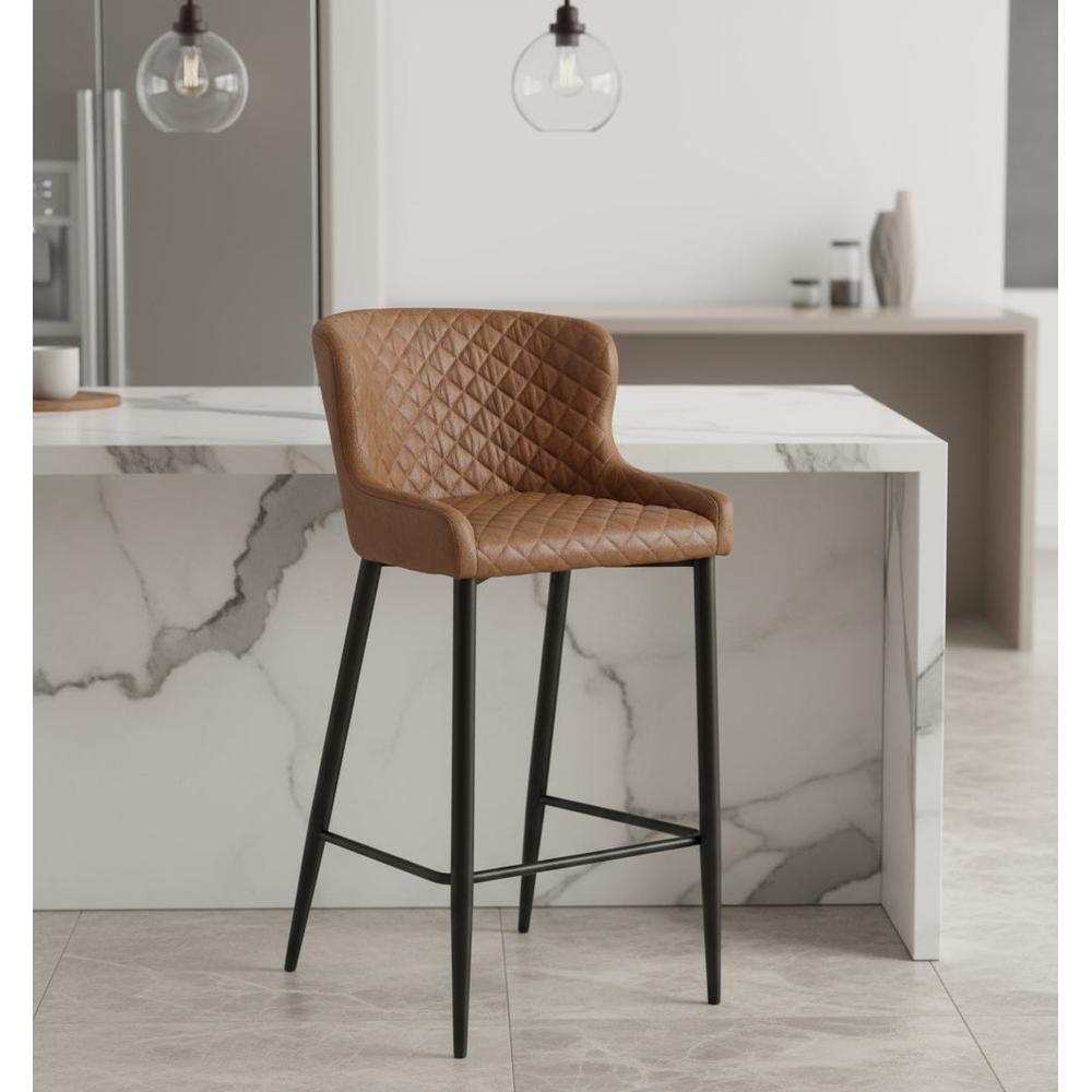 Charlie Bar Stool In Grey/Tan - Reduced Today-Renaissance Design Studio