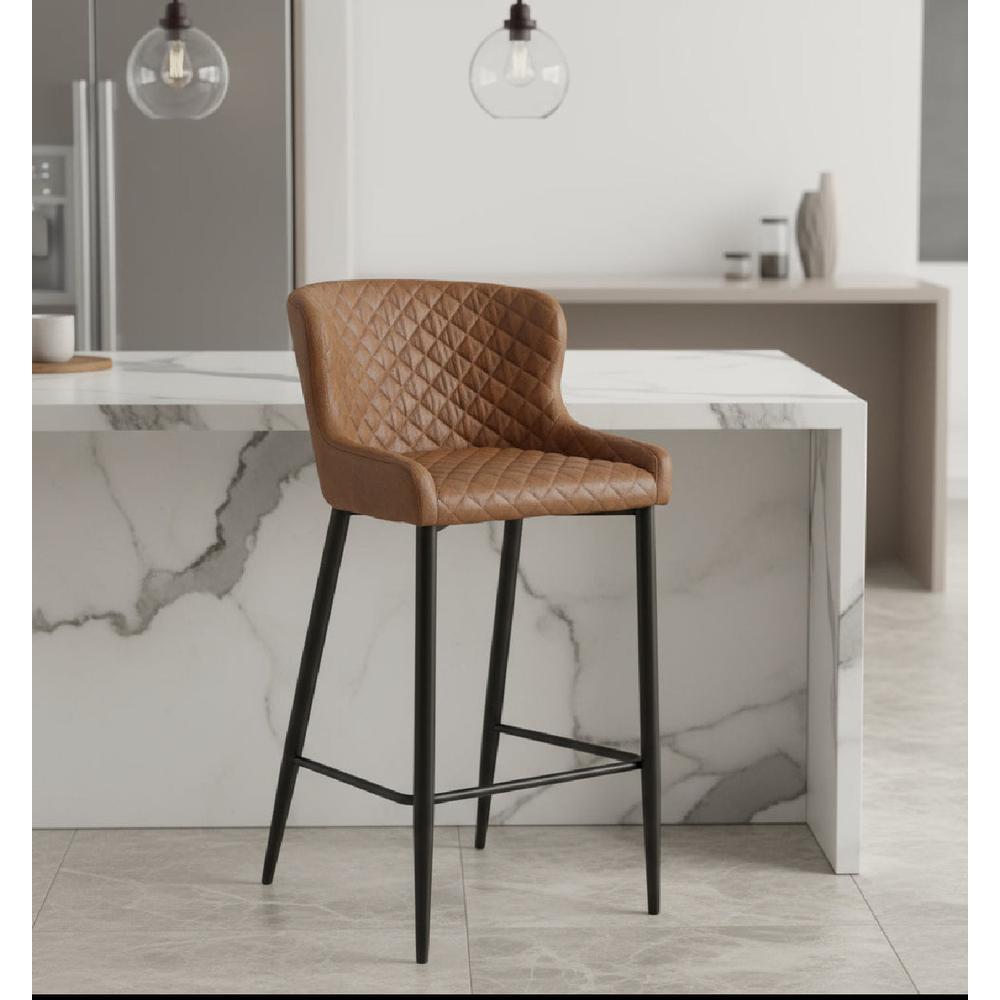 Charlie Bar Stool In Grey/Tan - Reduced Today-Renaissance Design Studio