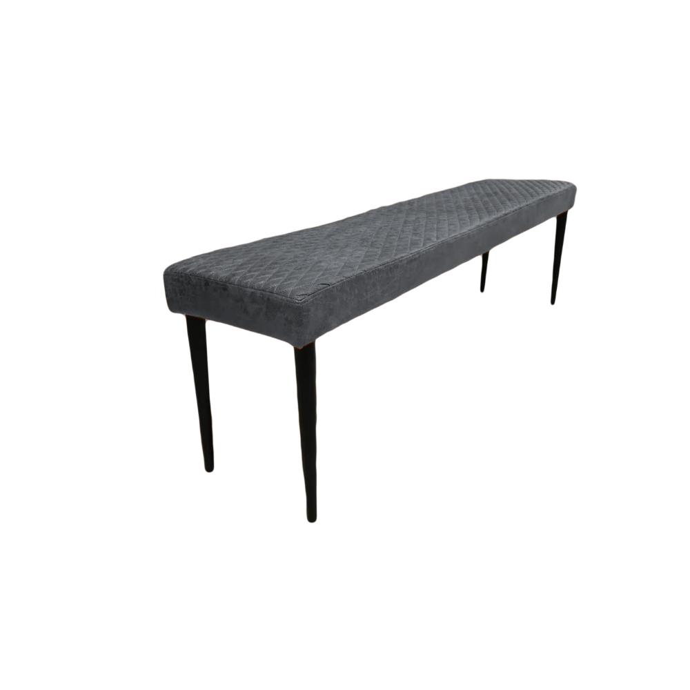 CHARLIE BENCH IN PU in tan or charcoal reduced to clear instore-Renaissance Design Studio