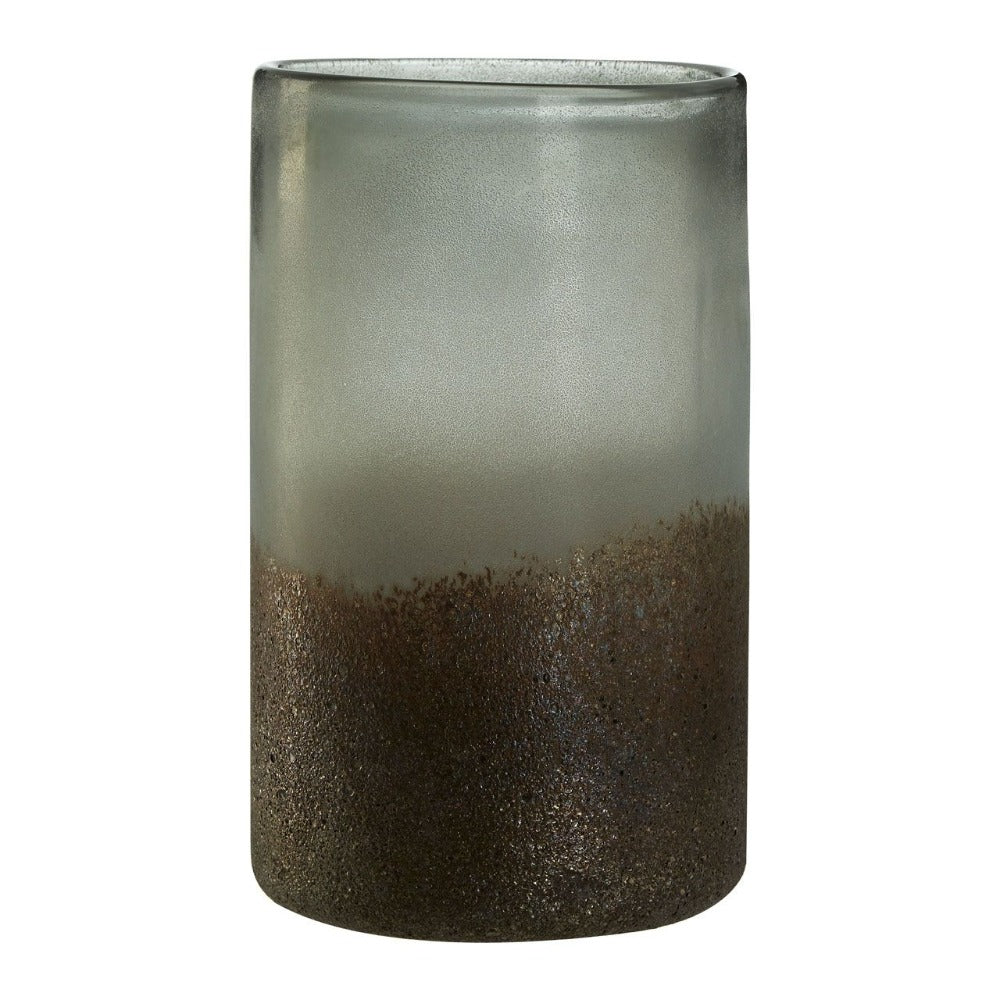 Chiara glass vase 2 tone-Renaissance Design Studio