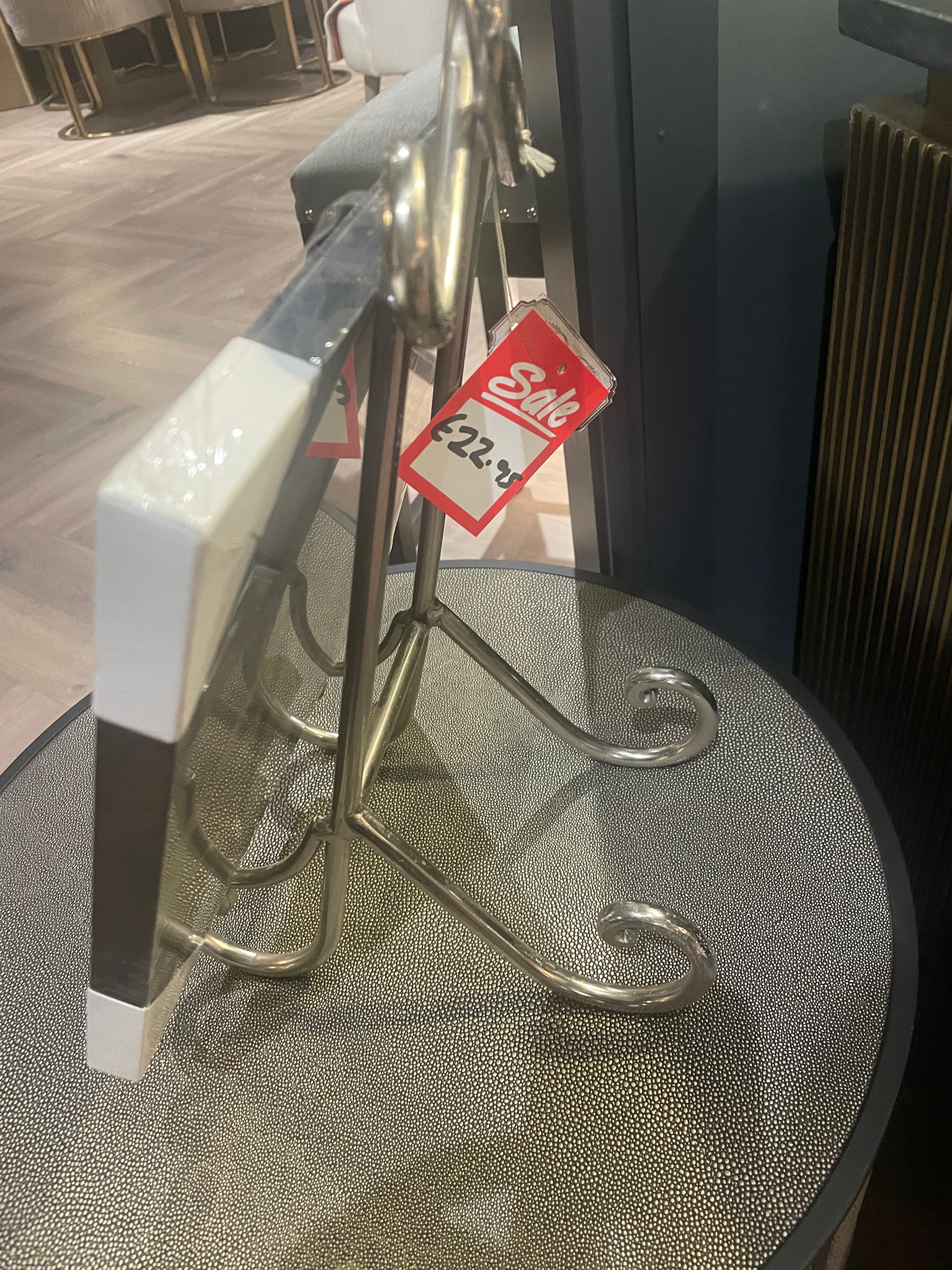 Chrome Book Stand For Reading-Renaissance Design Studio