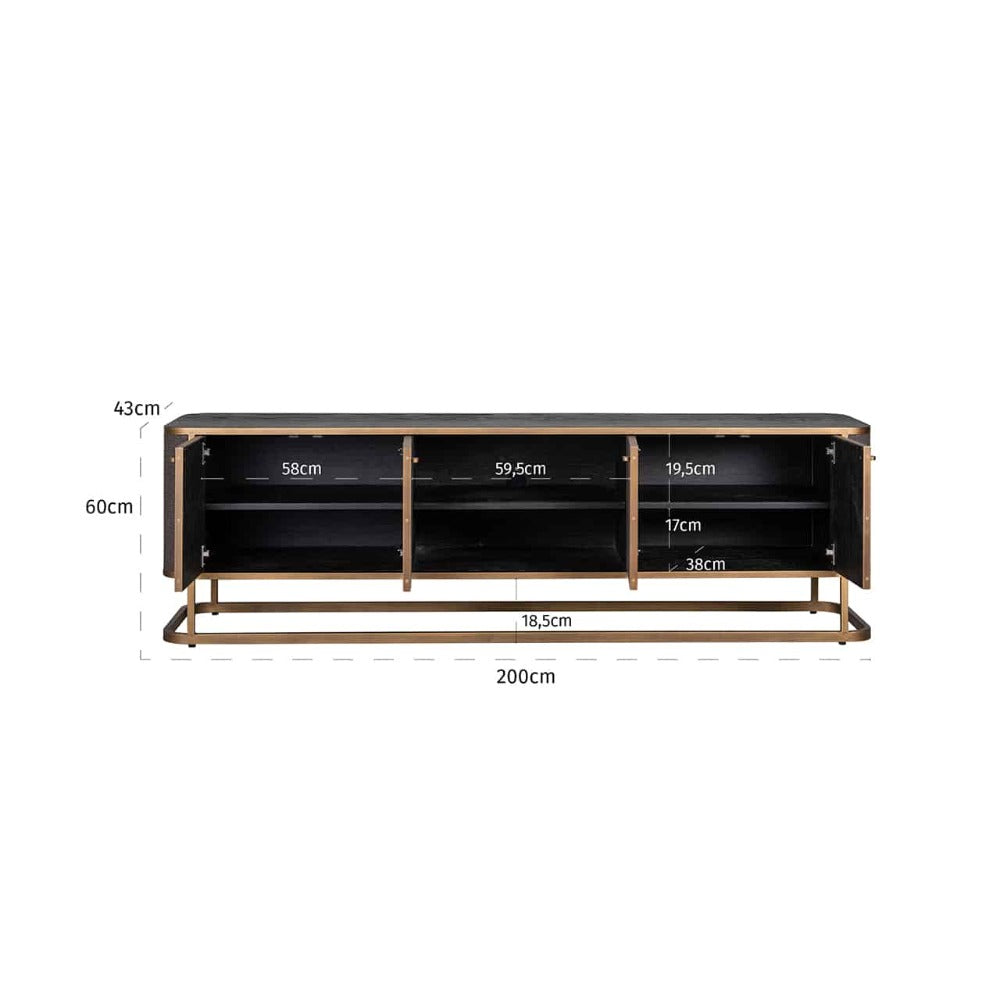 Classic Large TV Unit-Tv unit-Renaissance Design Studio
