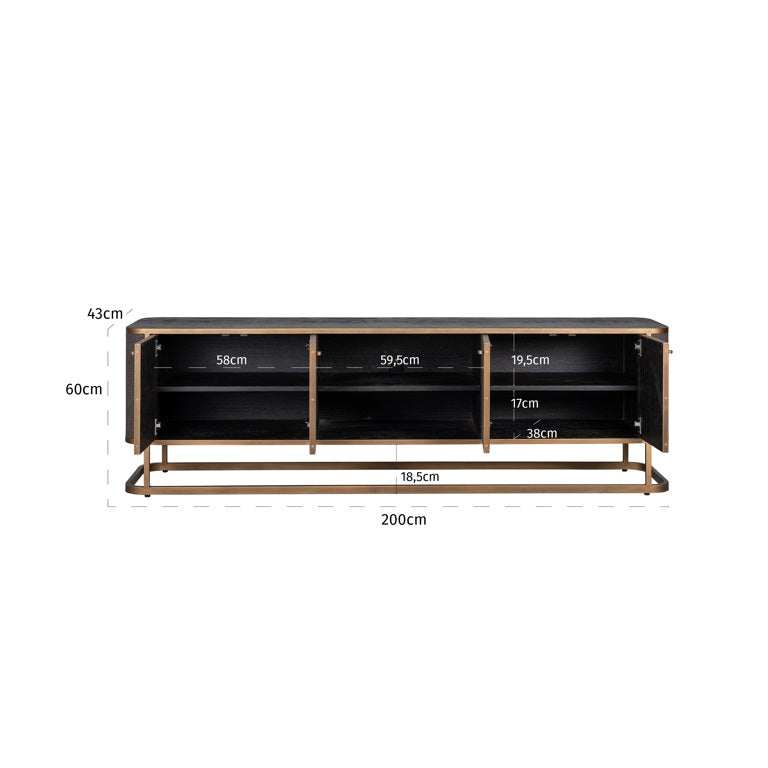 Classic Large TV Unit-Tv unit-Renaissance Design Studio
