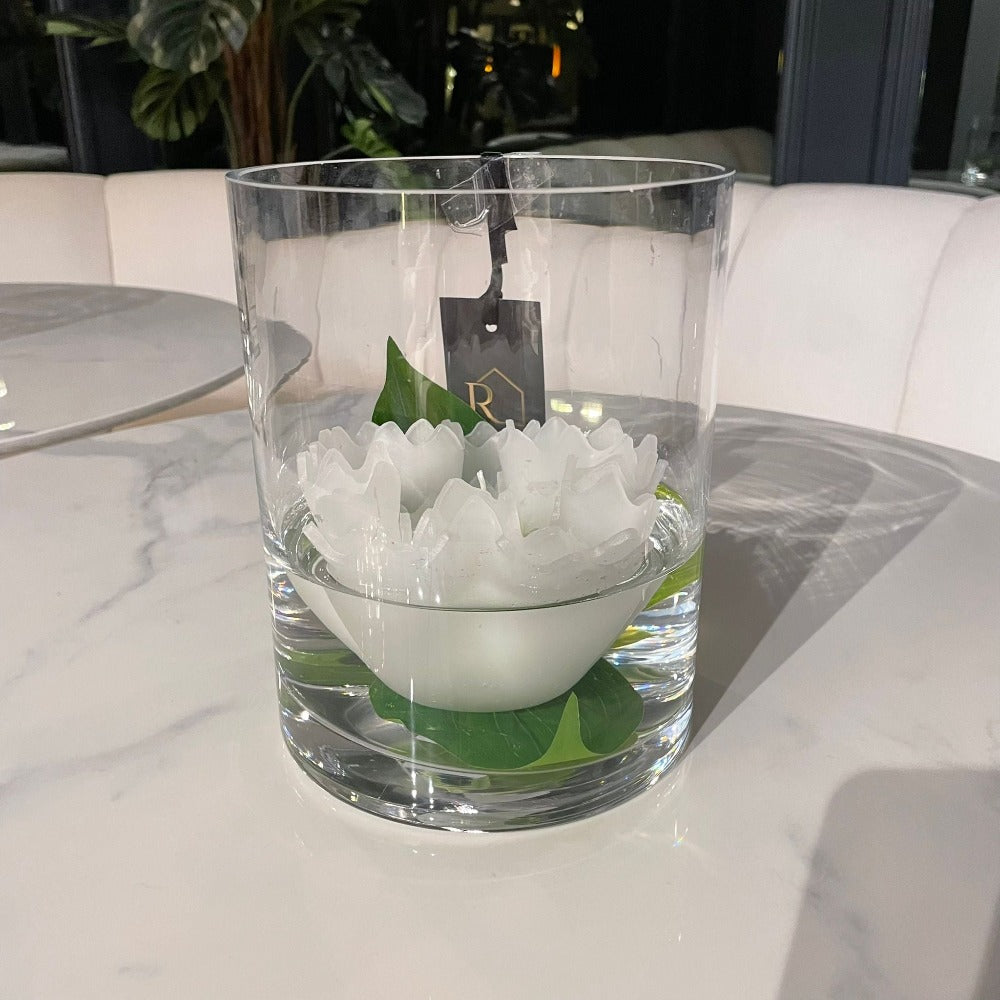 Clear Glass Hurricane 15cm-Renaissance Design Studio