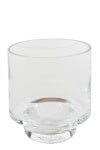 Clear Glass Hurricane Candle Holder-Renaissance Design Studio