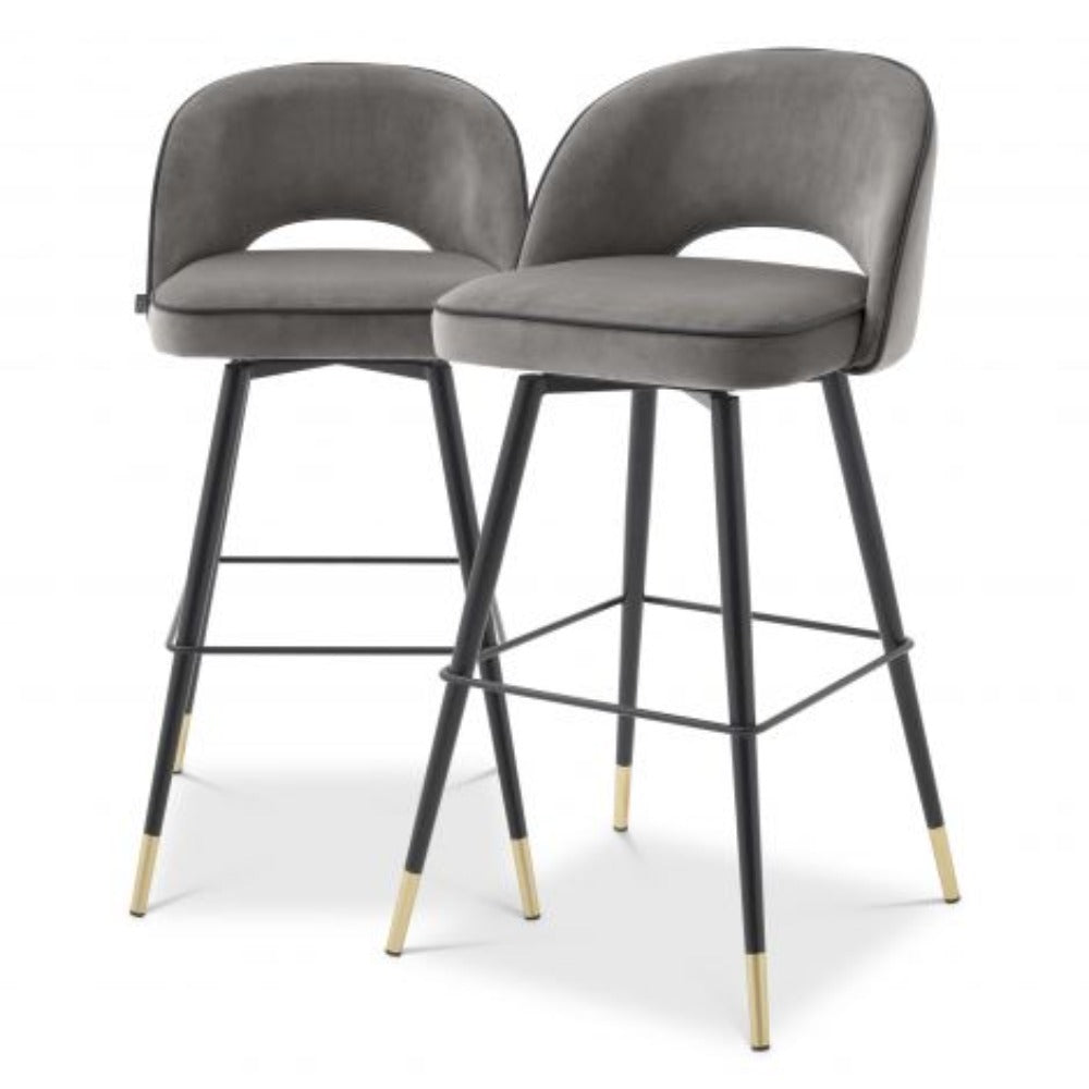Cliff Bar & Counter Stools by Eichholtz priced grand sale price view Instore-Renaissance Design Studio