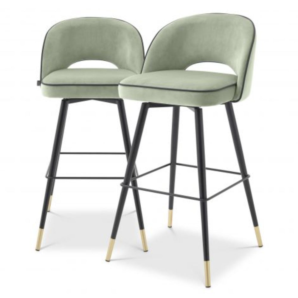 Cliff Bar & Counter Stools by Eichholtz priced grand sale price view Instore-Renaissance Design Studio