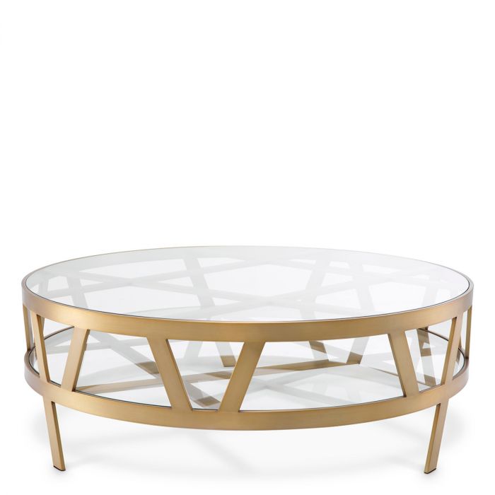 COFFEE TABLE BILLINGHURST ROUND by Eichholtz-Renaissance Design Studio