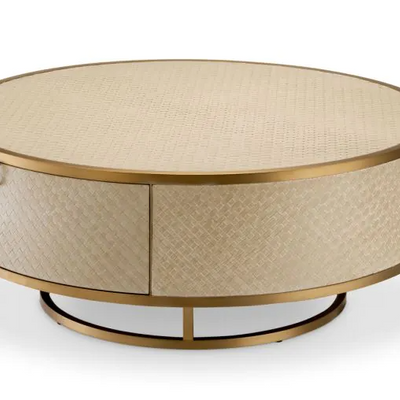 Coffee table washed oak Napa Valley by Eichholtz
