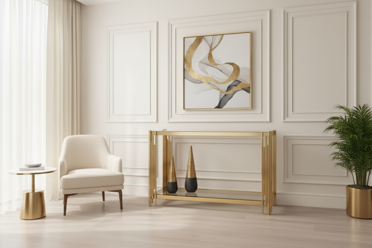 Cohen Console Table - Reduced Sale Price. Collect and receive a free €30 gift voucher-Console Table-Renaissance Design Studio
