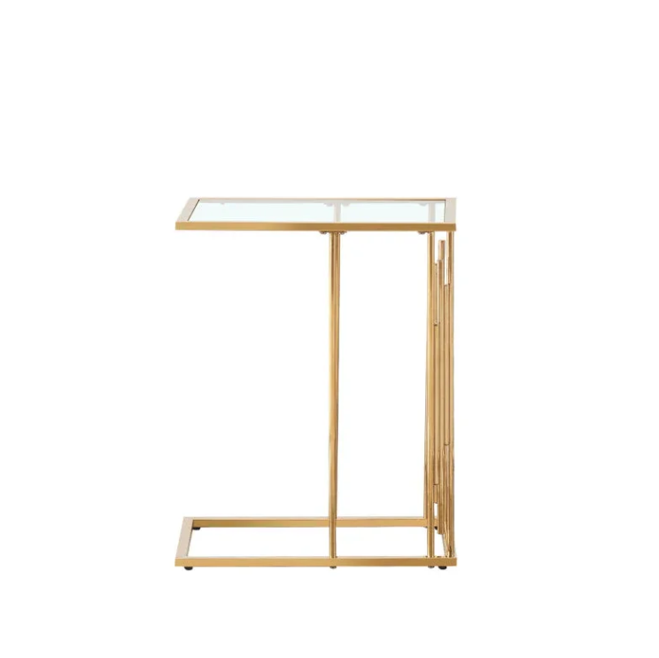 Cohen Sofa Table Gold - In Boxed-Renaissance Design Studio