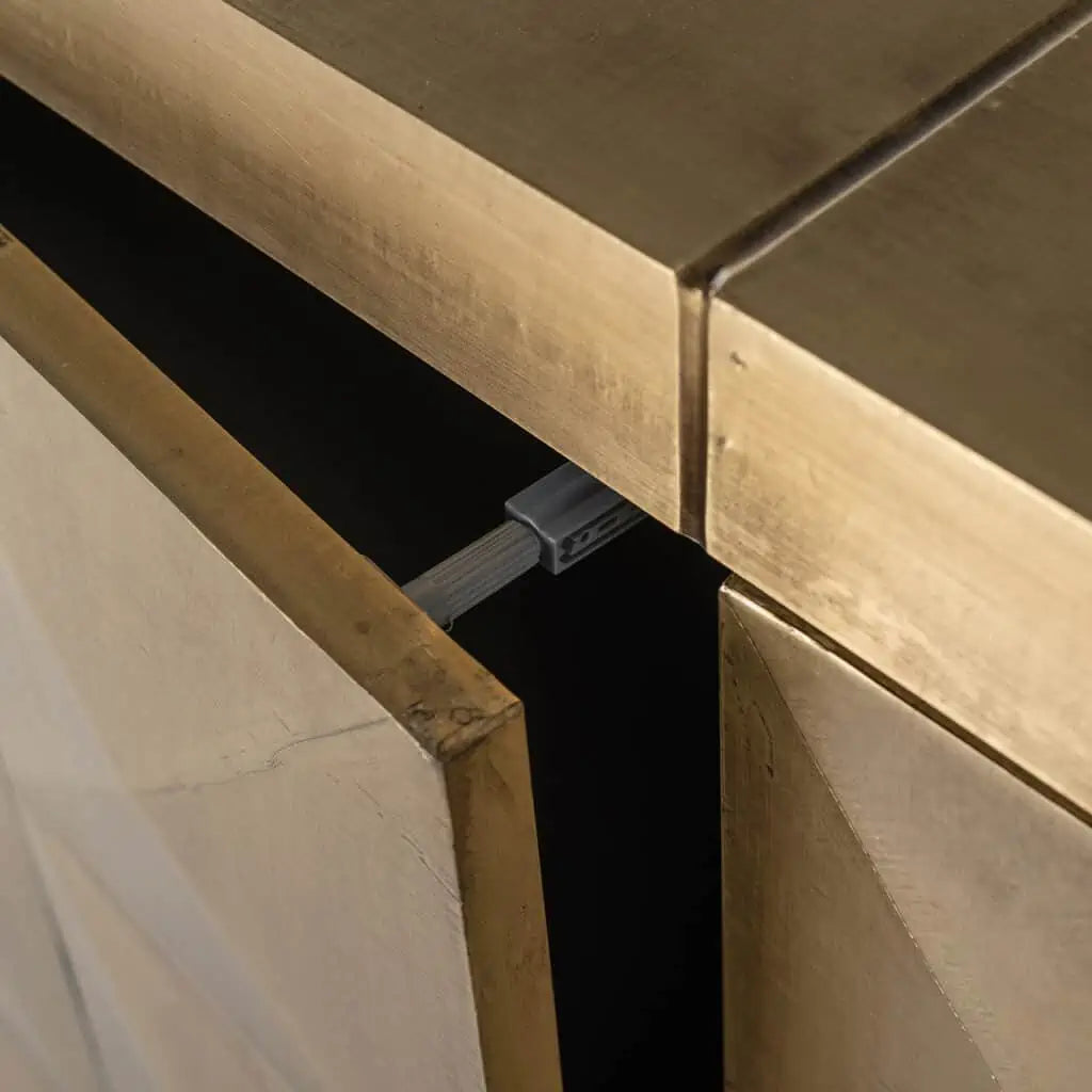 Collads Brushed Gold Feature Sideboard-Renaissance Design Studio