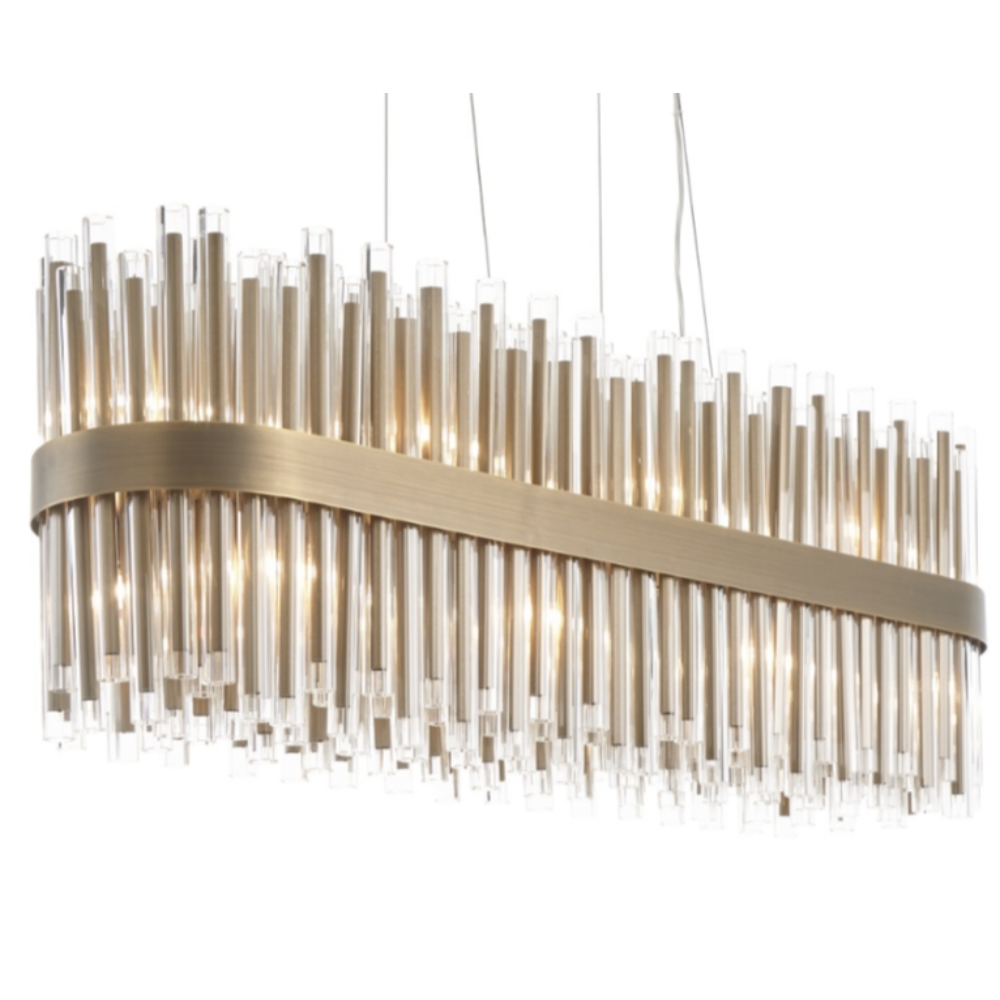 Camden Club Long Chandelier reduced-Renaissance Design Studio