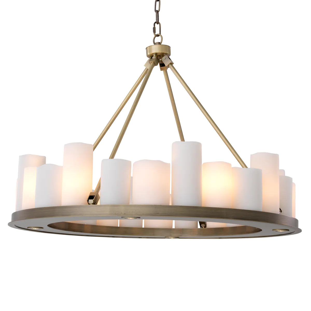 Commodor Round Chandelier by Eichholtz.-Renaissance Design Studio