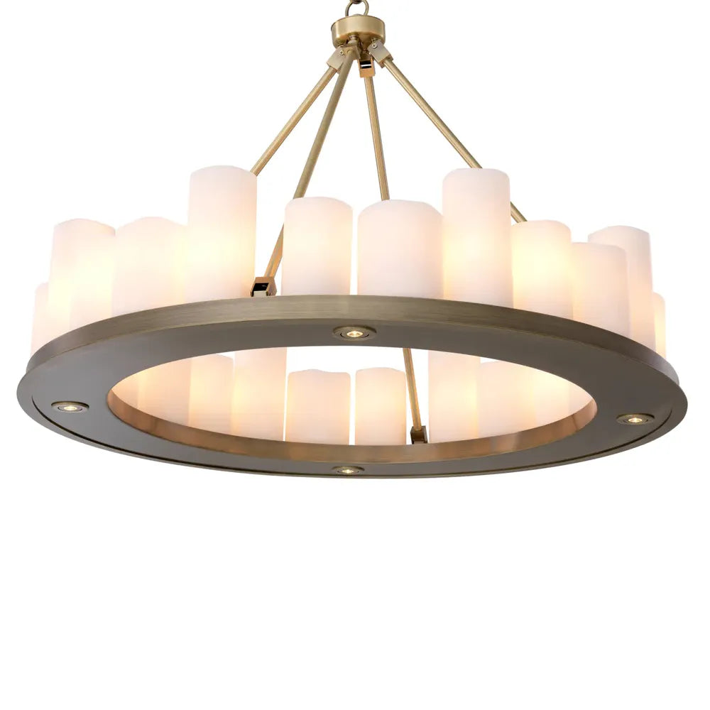Commodor Round Chandelier by Eichholtz.-Renaissance Design Studio