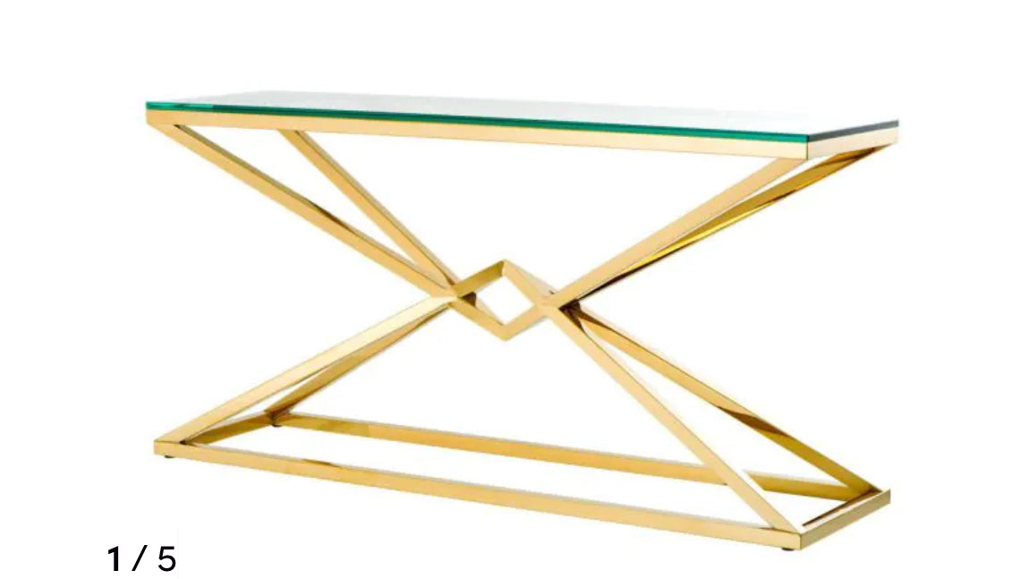 Connor pyramid console table by Eichholtz-Renaissance Design Studio