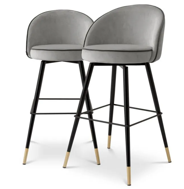 Cooper Bar Stools by Eichholtz - Set of 2-Renaissance Design Studio