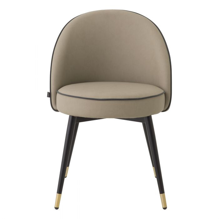 Cooper faux leather dining chair by Eichholtz set of 2