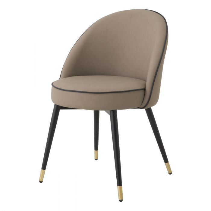 Cooper faux leather dining chair by Eichholtz set of 2