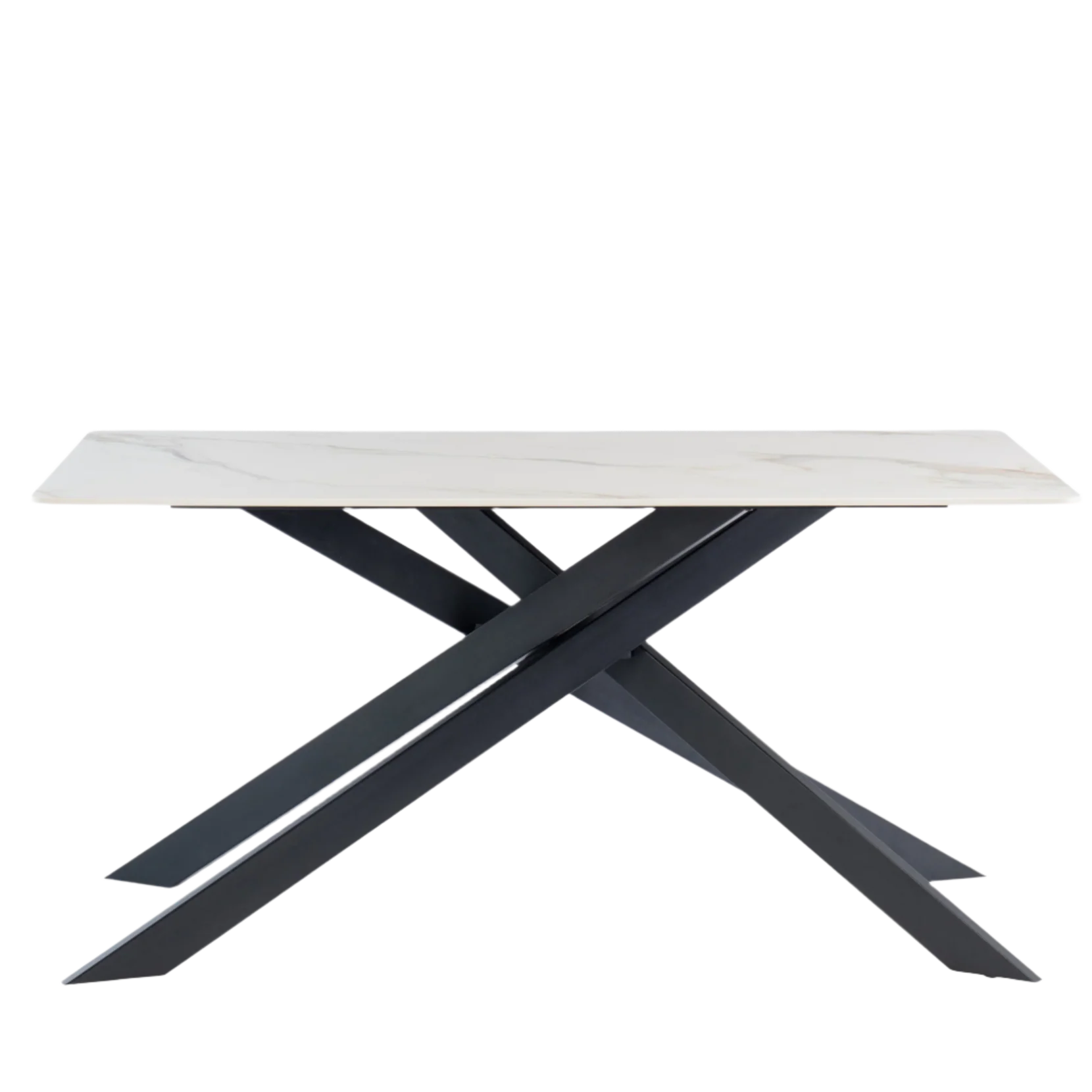 Cordon Dining Table 160 cm. Choice of colour top.-dining table-Renaissance Design Studio