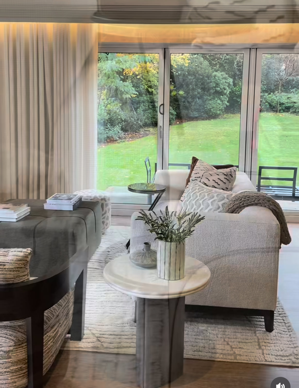 Corso Off White Designer Sofa By Eichholtz In Stunning Lyssa Fabric-Renaissance Design Studio