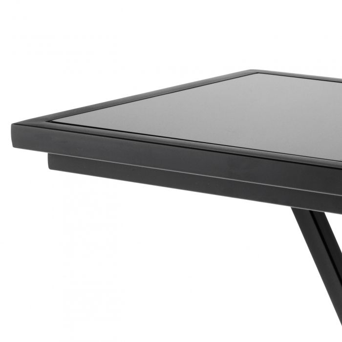 Cross side table with gunmetal frame by Eichholtz-Renaissance Design Studio